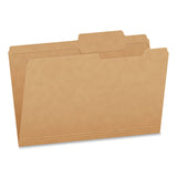 Pendaflex® Kraft File Folders, 2/5-Cut Tabs: Right of Center, Legal Size, 0.75" Expansion, Kraft, 50/Box (PFX1007042) Box of 50