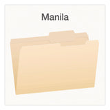 Pendaflex® Manila File Folders, 2/5-Cut Tabs: Right, Legal Size, 0.75" Expansion, Manila, 100/Box (PFX1007056) Box of 100