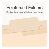 Pendaflex® Manila File Folders, 2/5-Cut Tabs: Right, Legal Size, 0.75" Expansion, Manila, 100/Box (PFX1007056) Box of 100