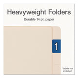 Pendaflex® Manila End Tab Folders, Straight Tabs, Letter Size, 0.75" Expansion, Manila, 50/Box (PFX1007069) Box of 50
