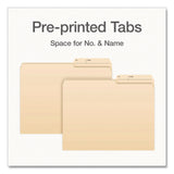 Pendaflex® Manila File Folders, 2/5-Cut Tabs: Right, Letter Size, 0.75" Expansion, Manila, 100/Box (PFX1007078) Box of 100
