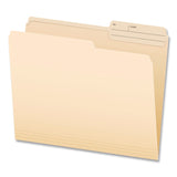 Pendaflex® Manila File Folders, 2/5-Cut Tabs: Right, Letter Size, 0.75" Expansion, Manila, 100/Box (PFX1007078) Box of 100