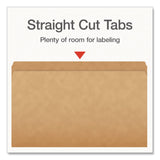 Pendaflex® Kraft File Folders, Straight Tabs, Legal Size, 0.75" Expansion, Kraft, 100/Box (PFX1007137) Box of 100