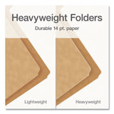 Pendaflex® Kraft File Folders, Straight Tabs, Legal Size, 0.75" Expansion, Kraft, 100/Box (PFX1007137) Box of 100
