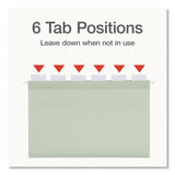 Pendaflex® Ready-Tab Reinforced Hanging File Folders, Legal Size, 1/6-Cut Tabs, Sage Green, 20/Box (PFX1009464) Box of 20