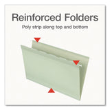 Pendaflex® Ready-Tab Reinforced Hanging File Folders, Legal Size, 1/6-Cut Tabs, Sage Green, 20/Box (PFX1009464) Box of 20