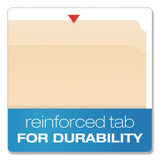 Pendaflex® Manila Fastener Folders, Reinforced Straight Tab, 2 Fasteners, Legal Size, Manila, 50/Box (PFXFM312EE) Box of 50