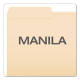 Pendaflex® Reinforced Top File Folders, 1/3-Cut Tabs: Assorted Positions, Legal Size, Manila, 100/Box (PFXR75313) Box of 100