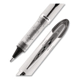 uniball® VISION ELITE Rollerball Pen, Stick, Bold 0.8 mm, Black Ink, White/Black/Clear Barrel, Dozen (UBC61231DZ) 1 Dozen
