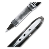 uniball® VISION ELITE Rollerball Pen, Stick, Micro 0.5 mm, Black Ink, Black/Clear Barrel, Dozen (UBC69000DZ) 1 Dozen