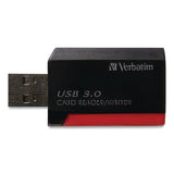 Verbatim® USB 3.0 Pocket Card Reader (VER98538) Each