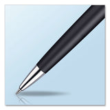 Waterman Hemisphere Ballpoint Pen, Retractable, Medium 1 mm, Blue Ink, Black Lacquered/Palladium-Chrome Barrel (WATS0920870) Each