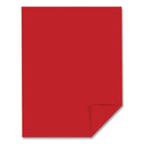 Astrobrights® Color Cardstock, 65 lb Cover Stock, 8.5 x 11, Re-Entry Red, 250 Sheets/Ream, 8 Reams/Carton (WAU22751CT) Each