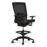 Workplace2.0™ 500 Series Mesh and Fabric Stool, Supports to 300 lb, 24.6 x 34.4 Seat Height, Black Seat, Black Back, Black Base (WLB51975) Each