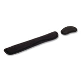 Mind Reader Memory Foam Gaming Ergonomic Keyboard and Mouse Wrist Rest Set, Black (EMSWRESTGELBLK) Each