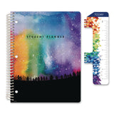 Global Printed Products Rainbow Silhouette Middle/High School Student Planner, 11-Months: Seven-Subject Day, Multicolor Cover, 11 x 8.5, 2025 to 2026 (GPUNAD26SM85111) Each