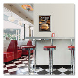 Excello Global Products® Poster Frame, Plastic, 12 x 18 Insert, Black, 10/Pack (EXOPPFRM1218CP) Each