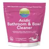 Diversey™ Aqua ChemPacs Acidic Bathroom and Bowl Cleaner, Lavender Scent, 12 ChemPacs/Pack, 4 Packs/Carton (DVO9320870) Case of 4