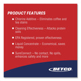 Betco® Symplicity Low Temp Machine Sanitizer, Chlorine Scent, 5 gal Pail (BET2467800) Each