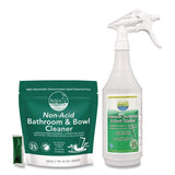 Diversey™ Aqua ChemPacs Non-Acid Bathroom and Bowl Cleaner Starter Pack with Empty 32 oz Spray Bottle, Lavender, 12 ChemPacs/Carton (DVO9321000) Case of 12
