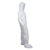 Ansell KleenGuard A30 Coveralls, Medium, White, 25/Carton (ANS46122) Case of 25