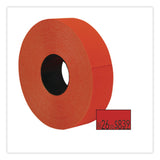 Garvey® One-Line Pricemarker Labels, Red, 2,500 Labels/Roll (GRV098613) Each