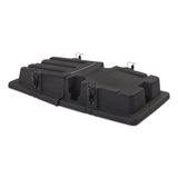 Rubbermaid® Commercial BRUTE Rotomolded Tilt Truck Lid, 28.85 x 57.10 x 9.7, Black (RCP2221456) Each