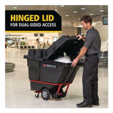 Rubbermaid® Commercial BRUTE Rotomolded Tilt Truck Lid, 28.85 x 57.10 x 9.7, Black (RCP2221456) Each