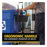 Rubbermaid® Commercial BRUTE Ergonomic Rotomolded Tilt Truck Handle and Caddy, 25.45 x 12.82 x 15, Black (RCP2221459) Each