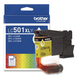 Brother LC501XLYS High-Yield Ink, 500 Page-Yield, Yellow (BRTLC501XLYS) Each