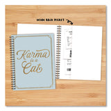 Willow Creek Press Karma is a Cat Weekly/Monthly Planner, 8.5 x 6.5, Blue Cover, 12-Month (Jan to Dec): 2026 (WPR58442) Each