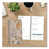 Willow Creek Press Organic Tapestry Small Weekly/Monthly Spiral Planner, 6.5 x 3.5, Multicolor Cover, 12-Month (Jan to Dec): 2026 (WPR57353) Each