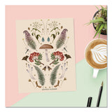 Willow Creek Press Magic Mushroom Monthly Planner 7.5 x 9.5, Multicolor Cover, 12-Month (Jan to Dec): 2026 (WPR57575) Each