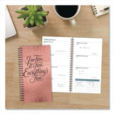 Willow Creek Press Everything is Fine (Trilingual) Weekly/Monthly Planner, 6.5 x 3.5, Rose Gold Cover, 12-Month (Jan to Dec): 2026 (WPR58428) Each