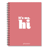 Willow Creek Press It's Me Weekly/Monthly Planner, Song Lyrics, 8.5 x 6.5, Pink Cover, 12-Month (Jan to Dec): 2026 (WPR58435) Each