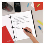 Five Star® FLEX Notebinder, 1/2" TechLock Rings, 1-Subject, Medium/College Rule, Randomly Assorted Cover Colors, (80) 11 x 8.5 Sheets (ACC08120) Each