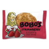Bobo's Stuff'd Oatmeal Bites, Strawberry, 1.3 oz Individually Wrapped, 25/Box (BBO00228) Box of 25