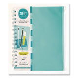 Carolina Pad® Zip-It Ideal Notebook, 1-Subject, Medium/College Rule, Randomly Assorted Cover Colors, (120) 8.5 x 6.8 Sheets (CPP55025) Each