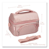 bentgo® Deluxe Insulated Lunch Bag, 8" x 10" x 7.5", Blush Pink (BEOBG2M) Each