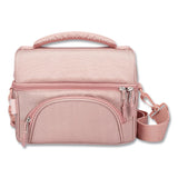 bentgo® Deluxe Insulated Lunch Bag, 8" x 10" x 7.5", Blush Pink (BEOBG2M) Each