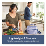 bentgo® Deluxe Insulated Lunch Bag, 8" x 10" x 7.5", Slate Blue (BEOBG2S) Each