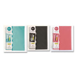 Carolina Pad® Zip-It Ideal Notebook, 1-Subject, Medium/College Rule, Randomly Assorted Cover Colors, (120) 8.5 x 6.8 Sheets (CPP55025) Each