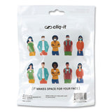 Cliq-It Face Mask Lanyard, Plastic Fastener, 30" Long, Black (CQTCL61312BL) Each