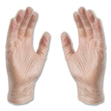 X3® by AMMEX® Industrial Vinyl Gloves, Powder-Free, X-Large, 3 mil Thick, 9.5" Long, Clear, 100/Box (AXCGPX348100) Box of 100