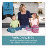 bentgo® Kids Insulated Lunch Tote, Sharks Theme, 7.3" x 3.5" x 9.5", Turquoise/Blue (BEODBGSHK) Each