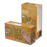 X3® by AMMEX® Industrial Vinyl Gloves, Powder-Free, X-Large, 3 mil Thick, 9.5" Long, Clear, 100/Box (AXCGPX348100) Box of 100
