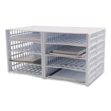 Thinkspace® Literature Organizer, 8 Sections, 21 x 12.25, White (AVT39444) Each