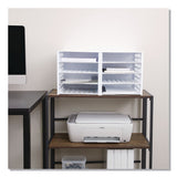 Thinkspace® Literature Organizer, 8 Sections, 21 x 12.25, White (AVT39444) Each