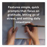 CHRONICLE BOOKS Guided Journal: Two Minute Mornings - Win Your Day Every Day by Neil Pasricha, Gold/Blue Cover, (152) 6.25 x 4.75 Sheets (CHB978145216346) Each