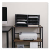 Thinkspace® Literature Organizer, 8 Sections, 21 x 12.25, Black (AVT39443) Each
